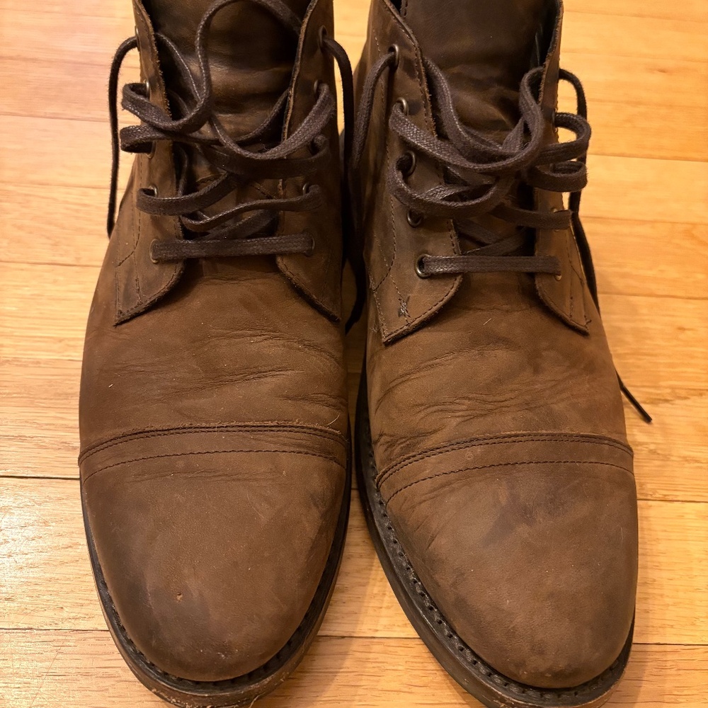 Thursday Boots Cadet in tobacco, men's 9 wide